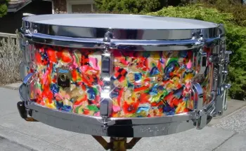 Leedy &amp; geo. Way &quot;hawaiian shirt&quot; snare drums