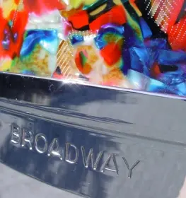 Leedy &amp; geo. Way &quot;hawaiian shirt&quot; snare drums