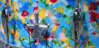 Leedy &amp; geo. Way &quot;hawaiian shirt&quot; snare drums