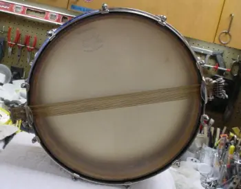 1925-26 LUDWIG &amp; LUDWIG 4 x 14 SOLID MAHOGANY SUPER-LUDWIG DANCE MODEL (cat. #245)
