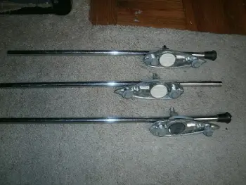 1960's Trixon floor tom mounts and legs. $75.00 includes shipping