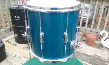 70s 3ply maple interior 14x14 Slingerland Floor Tom - single lug (as in Stage Band)