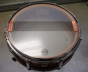 [B]2008 5 x 14 LEEDY USA CUSTOM SHOP/CRAVIOTTO SOLID MAHOGANY RELIC SERIES SERIAL #1[