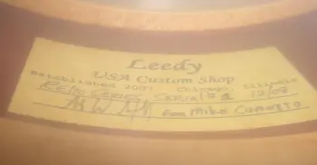 [B]2008 5 x 14 LEEDY USA CUSTOM SHOP/CRAVIOTTO SOLID MAHOGANY RELIC SERIES SERIAL #1[