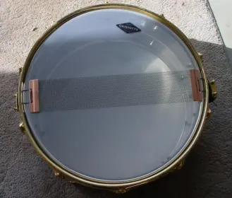 2007 CRAVIOTTO DRUMS USA/AK DRUMS ITALY DIAMOND SERIES NICKEL over BRASS ENGRAVED /GO