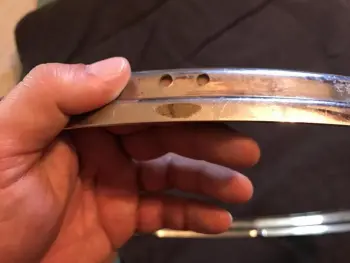Slingerland 20&quot; Stick-Saver/Jet Outfit Hoop, and Double Tom Mount (mid 60s)
