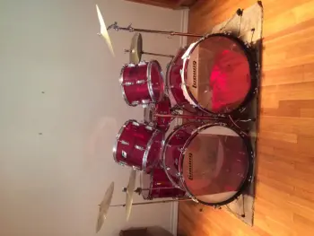 Red Ludwig Vistalite Double Bass Set Value?