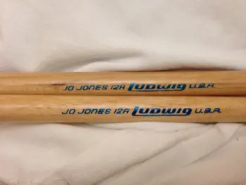 1970s NOS Ludwig Papa Jo Jones 12A nylon tip sticks