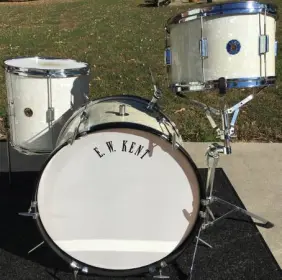 CL Ad. Kent drum kit.