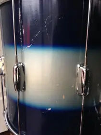 Slingerland 14&quot; Blue/Silver Duco Floor Tom