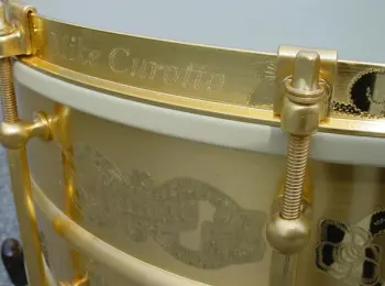 #1912 6.5x14 LUDWIG 100th ANNIVERSARY GOLD TRIUMPHAL