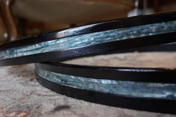 Set of Rogers 22&quot; BD hoops, beautiful Blue Strata! $175