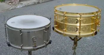 #1912 6.5x14 LUDWIG 100th ANNIVERSARY GOLD TRIUMPHAL