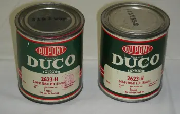 Duco paint, lead or no?