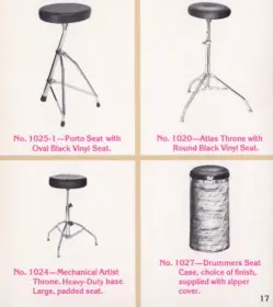 1975 Ludwig 1020 vistalite seat