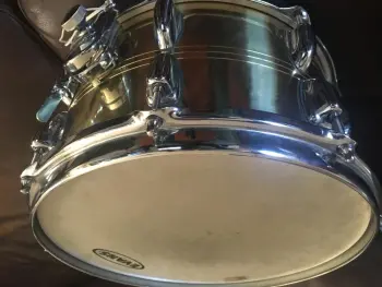 Slingerland 12x7 brass snare drum