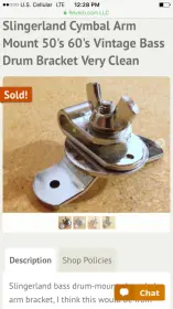 WFL cymbal mount