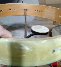 mysterious muffler inside Sonor(?) Pancake