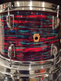 '70 Ludwig Black Panther w/Double 20&quot; Virgin Kicks