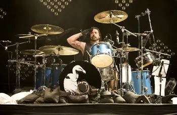 Drummers wearing gloves