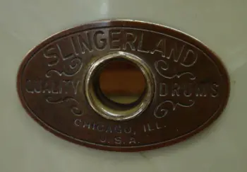 [B]1951-54 SLINGERLAND 5 3/4” x 14” WMP 6-LUG RADIO KING MODEL (un-catalogued/special