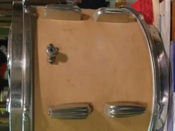 [B]1951-54 SLINGERLAND 5 3/4” x 14” WMP 6-LUG RADIO KING MODEL (un-catalogued/special