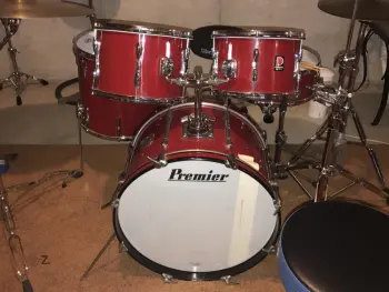 Vintage Premier Drum Set with Matching Wood Snare $950