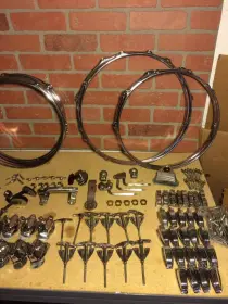 ~so many vintage Ludwig Parts~ HUGE lot, something for everyone