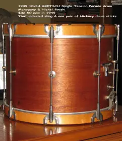 Wood Stained Drums