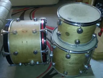 Vintage Hayman Drum Kit found in a skip