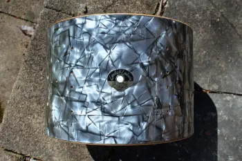 1953 Leedy &amp; Ludwig 8x12&quot; Black Diamond Pearl Tom Drum