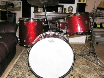 1954 red sparkle BroadKaster &quot;Bop&quot; drums