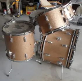 Ludwig Pink Champagne Sparkle 5-piece set