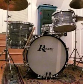 Rogers Drums in Strata Finishes