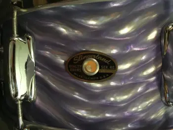 1964 Slingerland Artist 1-ply Blue Satin Flame Snare