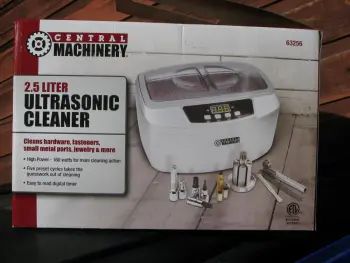 My new best friend. Ultra-Sonic Cleaner.