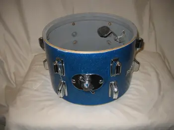 Rogers Holiday blue sparkle kick &amp; mounted tom