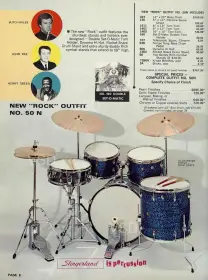 Slingerland '74 New Rock Outfit Catalog Match