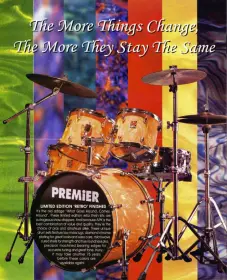 orange flame ? Premier drum kit