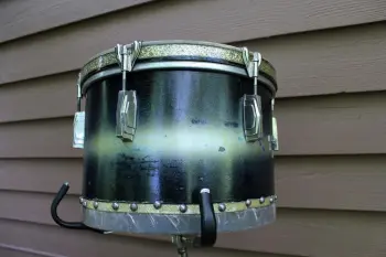 Vintage 1938 13x9&quot; Ludwig Tom Drum - Black/Gold Duco