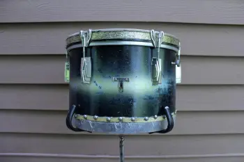 Vintage 1938 13x9&quot; Ludwig Tom Drum - Black/Gold Duco