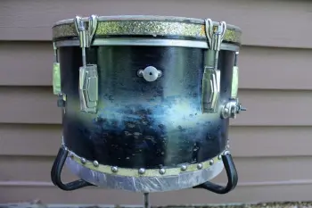 Vintage 1938 13x9&quot; Ludwig Tom Drum - Black/Gold Duco