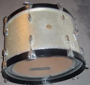 Vintage 1964 Silver Sparkle Gretsch Drum Kit