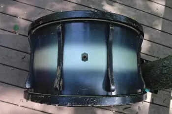 1943 Leedy WWII Dreadnought Drum Pair - Blue/Silver Duco