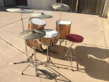 1965 Ludwig Champagne Sparkle Club Date Finished Product