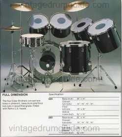 Vintage Pearl Wood Fiberglass &amp; concert toms!