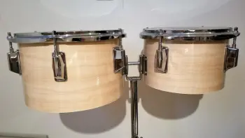 Cleanup and rewrap of vintage Mahogany Concert toms