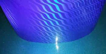 Twisted Blue Pearl Shimmer