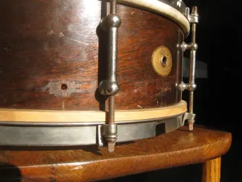 Extra holes in 1920's Ludwig and Ludwig snare