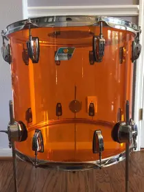 Ludwig Vistalite - Bonham Reissue in Amber